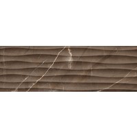 Миланезе дизайн Плитка настенная марроне волна 1064-0164 20х60