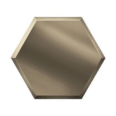 Зеркальная бронзовая плитка СОТА СОЗБ2 25х21,6