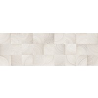 Шиен 7Д Плитка настенная декор белый, структура 25х75